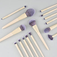 15-Piece Soft Eyeshadow Brush Set for Beginners with Nose Shadow and Detail Brushes, Imitation Squirrel Hair