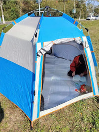 Hexagonal Waterproof Camping Mat with Aluminum Film, Thickened Moisture-Proof Outdoor Tent Sleeping Pad