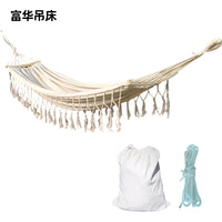 F1Vins Bohemian Tassel Hammock Chair for Indoor Outdoor Patio Camping