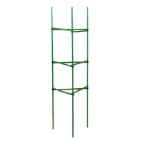 Tomato Cage Plant Support Stakes for Garden and Patio, Coated Steel Pipe Trellis for Climbing Plants