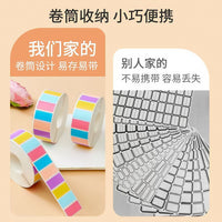 Waterproof Self-Adhesive Tearable Labels for Writing and Marking, Residue-Free