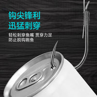 Pre-Tied Double Fishing Hooks with Barbs for Wild Fishing