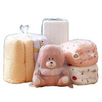 Large Capacity Transparent PE Storage Bags for Quilts and Clothing, Dustproof and Moisture-proof