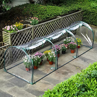 Portable Mini Greenhouse for Plants, Outdoor Walk-in Hot House with Cover for Winter Protection