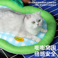 ZEZE Pet Cooling Mat for Cats and Dogs, Summer Ice Silk Fabric Cooling Pad