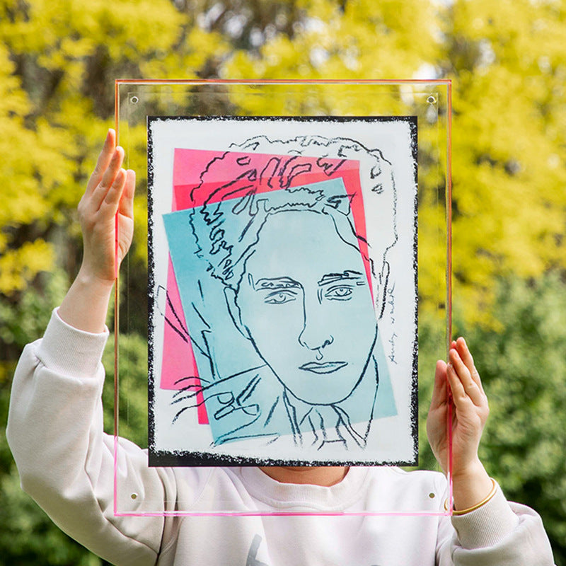 Acrylic Transparent Photo Frame for A4 Posters and Pictures, Wall Mount or Tabletop Display
