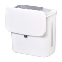 Wall-Mounted Kitchen Trash Can with Lid, 9L Under-Sink Cabinet Waste Bin for Dry/Wet Separation