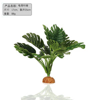 Artificial Aquarium Plants for Fish Tank Decoration and Reptile Habitats