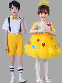 Kids' Star Princess Tutu Dress for Dance Performance and Parties