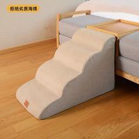 Pet Stairs Detachable Non-Slip Dog Ramp for Beds and Sofas, Stable Multi-Tier Steps for Small Dogs and Older Pets