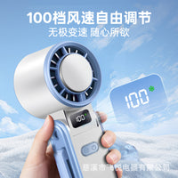 Portable Handheld Cooling Fan with Semiconductor Refrigeration, Foldable and Wearable for Neck or Waist