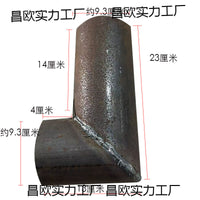 Thickened 90-Degree Welded Elbow for Stove Pipe and Chimney Flue