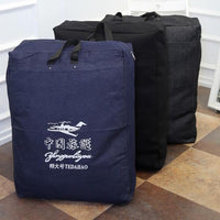 Large Capacity Canvas Backpack Waterproof Travel Storage Bag Moving Luggage Bag