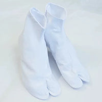 Japanese Traditional Cotton Tabi Socks with Four Clasps for Geta Kimono