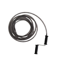 Pipe Drain Cleaner, IMPA 174261 Steel Wire Spring Drain Unclogger for Elbow Pipes, Ship Material Drain Blockage Removal