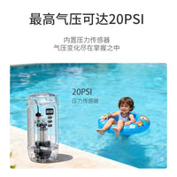 2026 New Portable 20PSI Digital Display High-Pressure SUP Inflatable Paddle Board Pump with Deflation Function