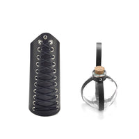 Medieval Renaissance Costume Accessories Set with Belt, Bracers, and Potion Bottle Prop