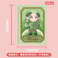 Huahuajiang Magic Series A4 Release Paper Notebook for Stickers and Scrapbooking