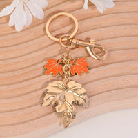 Maple Leaf Keychain Pendant for Bags and Cars, Thanksgiving Gift