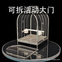Stainless Steel Parrot Travel Carrier Cage for Large and Small Parrots