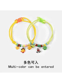 Christmas Pet Collar DIY Kit for Cats and Dogs - Adjustable Cartoon Candy Cane Design