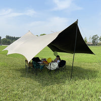 Outdoor Waterproof Sunshade Tent Canopy for Camping and Picnics, UV Protection, Portable