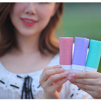 Silicone Squeeze Travel Bottles for Lotions, Shampoos, and Toiletries - Portable Refillable Containers