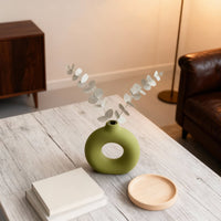 Modern Abstract Ceramic Human Sculpture Ornament for Living Room Study Decor