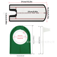Golf Putting Practice Aid Set with Mirror, Putting Mat, and Alignment Balls