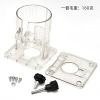 Electric Trimmer Base Transparent Cover for 3700 Woodworking Trimmer Machine Accessories