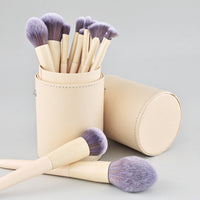 15-Piece Soft Eyeshadow Brush Set for Beginners with Nose Shadow and Detail Brushes, Imitation Squirrel Hair