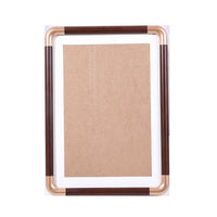 PVC Faux Bronze Corner Hollow Photo Frame for Calligraphy and Art Display