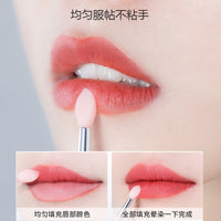 Silicone Lip Brush with Cap, Portable Dustproof Lip Mask Applicator, Lipstick and Eyeshadow Brush