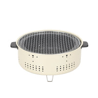Portable Charcoal Grill for Home and Outdoor Use - Multifunctional Round BBQ Grill for Tea Ceremony and Roasting