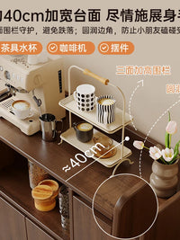 Sideboard Cabinet Storage Unit for Living Room, Coffee Machine Table, and Bar Counter