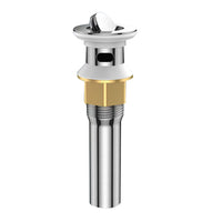 Stainless Steel Pop-Up Drain Assembly with Tailpipe for Bathroom Sink