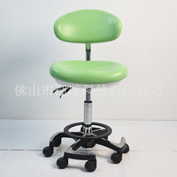 Dental Clinic Doctor's Swivel Chair with Backrest and Wheels