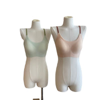 METWO Seamless Latex Bralette with Fixed Cups, Breathable and Supportive for Small Busts