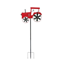Outdoor Metal Tractor Windmill Garden Yard Decor