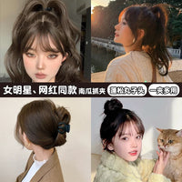 Pumpkin Claw Clip Set for High Ponytails and Buns, Small Hair Clips for Women