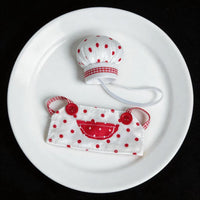 Cute Chef Hat and Apron Set for 10-13cm Cotton Dolls
