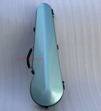 Carbon Fiber Violin Case 4/4 3/4 Viola Case Pressure-Resistant Wear-Resistant Waterproof with Hygrometer