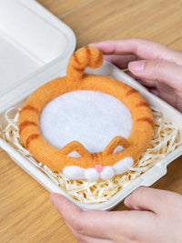 DIY Wool Felt Coaster Kit - Cute Animal Designs for Handmade Gifts