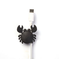 Self-Adhesive Cartoon Cable Organizer Clips for Desktop Charging Data Cables