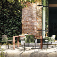 Outdoor Rattan Wicker Bistro Set with Table and Chairs for Balcony Garden Patio