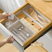 Drawer Organizer Tray for Cosmetics, Cutlery, and Desk Storage - Modular Dividers