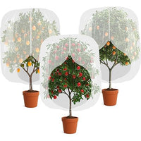 Heavy-Duty Garden Plant Protection Netting with Drawstring and Zipper for Fruit Trees and Vegetables
