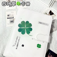 Korean Style Cartoon Fish A5 PU Leather Photocard Holder Album for K-Pop Photocards