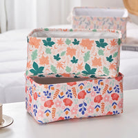 Fabric Storage Box Small Household Organizer for Socks Underwear Snacks Sundries