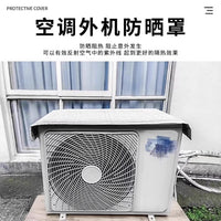 Outdoor AC Unit Cover Sunscreen Flame Retardant Heat Insulation Aluminum Foil Bubble Dust Rain Protector